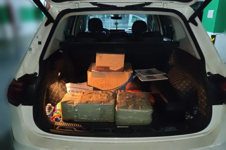 Used Volkswagen Tiguan L 2022 330TSI Automatic Two-Wheel Drive R-Line Flagship Edition Trunk