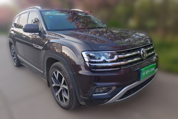 Used Volkswagen Teramont 2019 380TSI Four-Wheel Drive Luxury Version China VI Standard Front Right 45 Deg