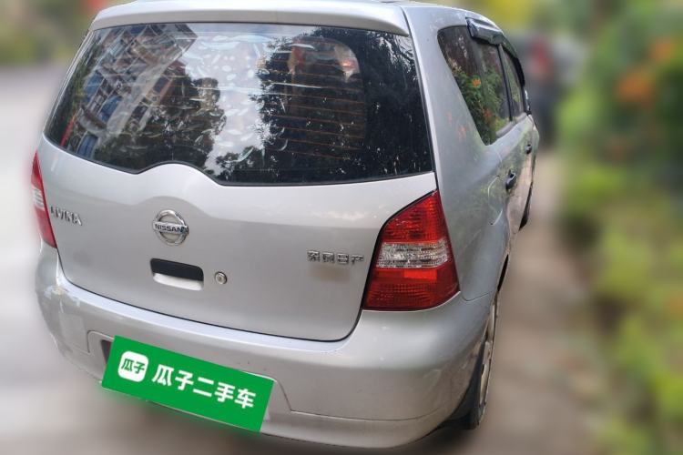 Used Nissan Livina 2010 Jingyue Edition 1.6L Automatic All-in-One Model Rear Right 45 Deg