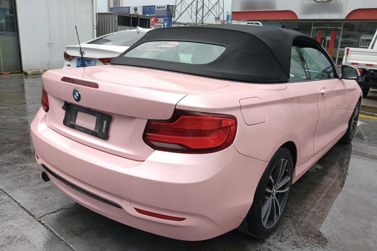 Used BMW 2 Series 2018 220i Convertible Coupe Sports Design Package Rear Right 45 Deg