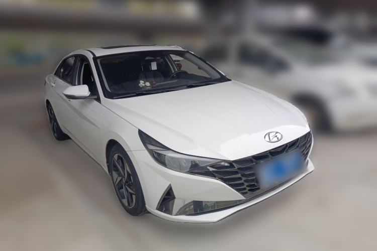 Used Hyundai Elantra 2021 1.5L CVT LUX Prestige Edition Exterior 2