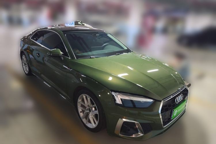 Used Audi A5 2023 Coupe 40 TFSI Fashionable and Dynamic Model Front Right 45 Deg