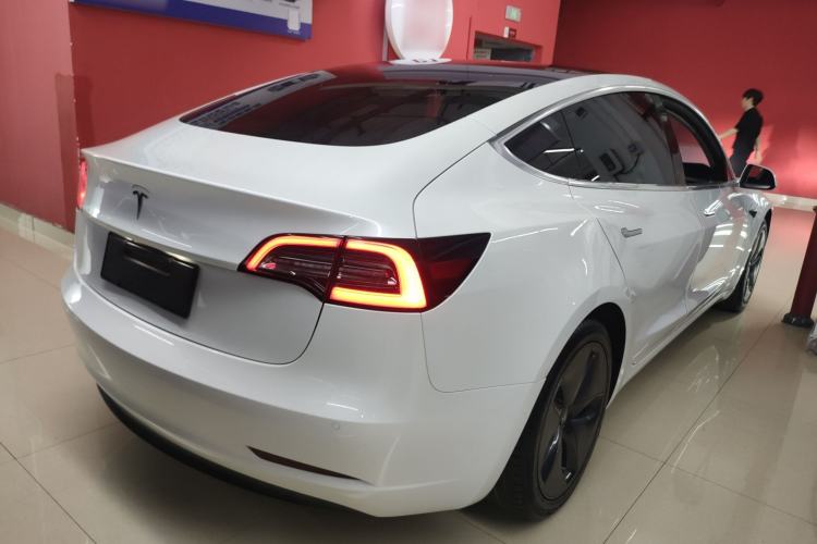 Used Tesla Model 3 2020 Standard Range Rear-Wheel Drive Upgraded Version Rear Right 45 Deg