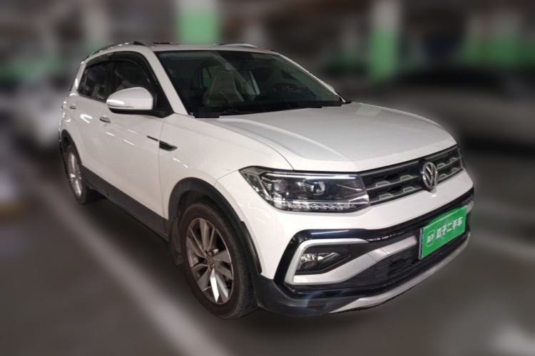 Used Volkswagen T-Cross 2019 1.5L Automatic Comfort Edition Front Right 45 Deg