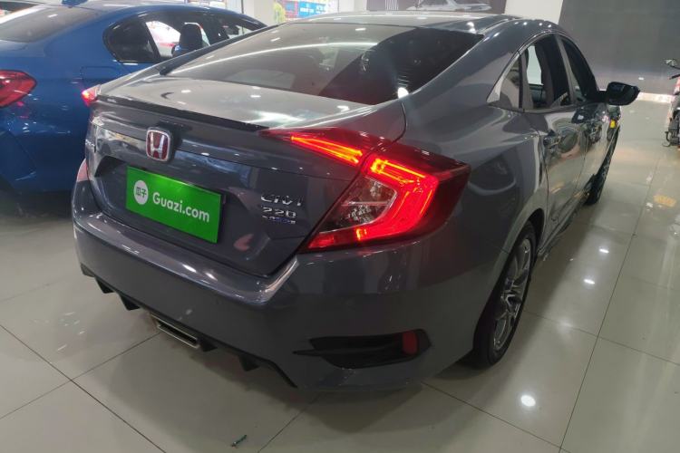 Used Honda Civic 2019 220TURBO CVT Dynamic Edition China VI Emission Standard Rear Right 45 Deg