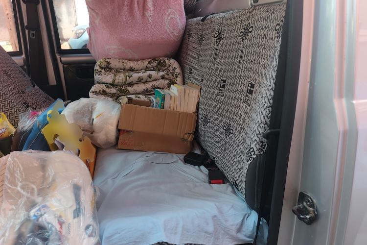 Used Wuling Rongguang Small Truck 2019 1.5L Base Version Double-Cab Euro VI L3C Left Rear Seat