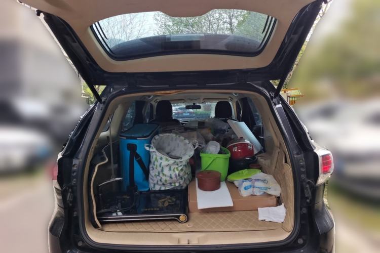 Used Toyota Highlander 2015 2.0T Four-Wheel Drive Elite Edition 7-Seater Trunk