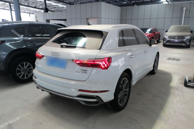 Used Audi Q3 2022 35 TFSI Fashion Dynamic Model Rear Right 45 Deg