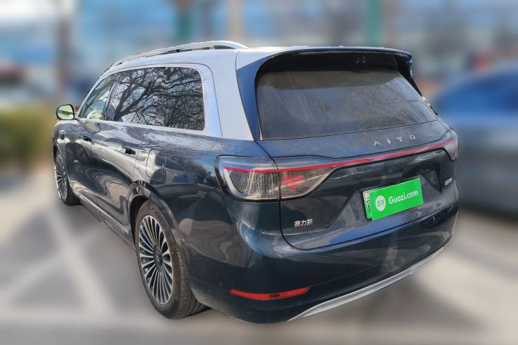 Used Hima AITO M9 2025 Extended-Range Ultra Version 52 kWh 6-Seater Rear Left 45 Deg