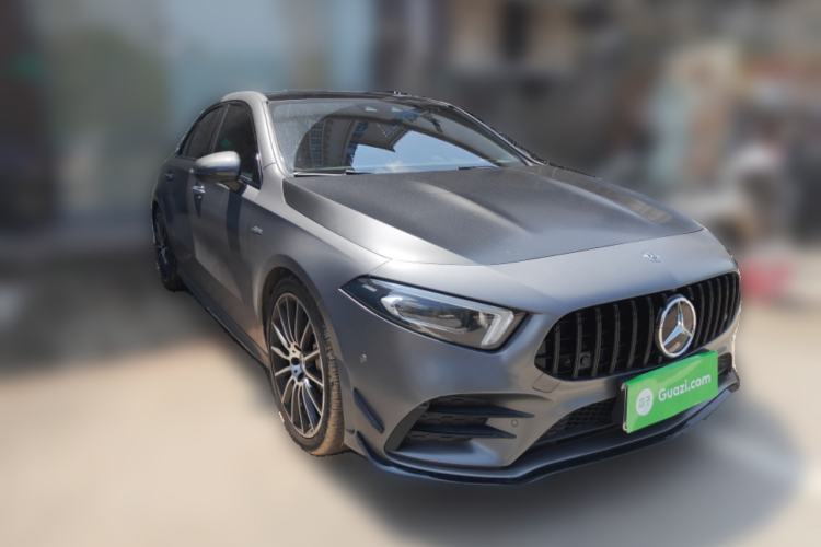 Used Mercedes-Benz A AMG 2019 AMG A 35 L 4MATIC Front Right 45 Deg