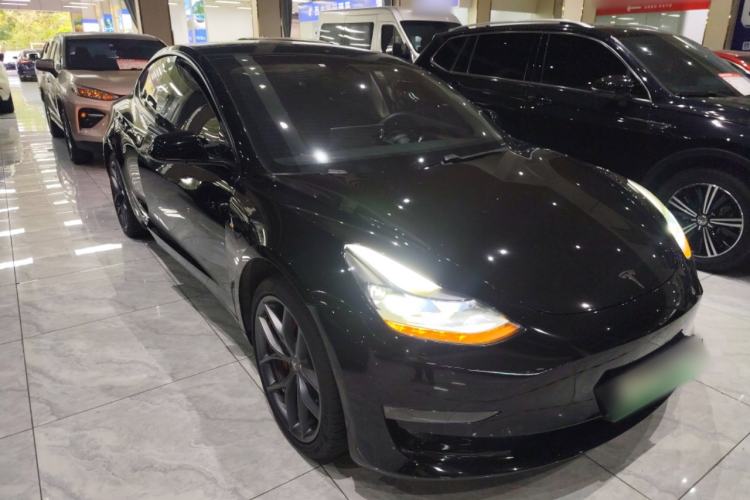 Used Tesla Model 3 2021 Performance High-Performance All-Wheel-Drive Version Front Right 45 Deg