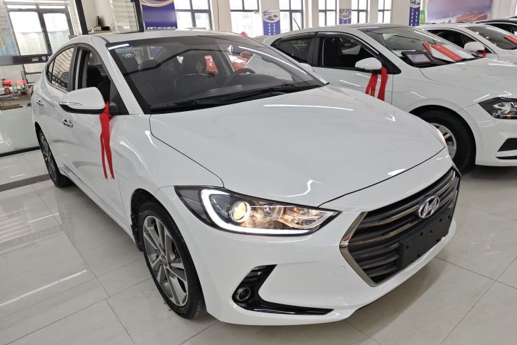 Used Hyundai Elantra (6th Generation / Lingdong) 2016 1.6L Automatic ZhiXuan – Elite Version Front Right 45 Deg
