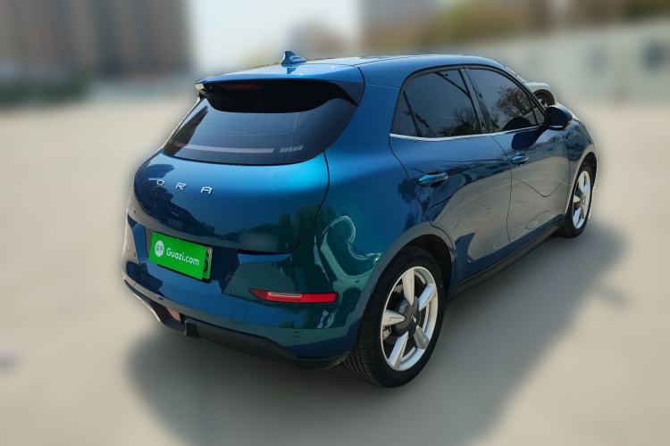 Used ORA Good Cat 2023 401 km Standard Range Prestige Version Lithium Iron Phosphate Rear Right 45 Deg