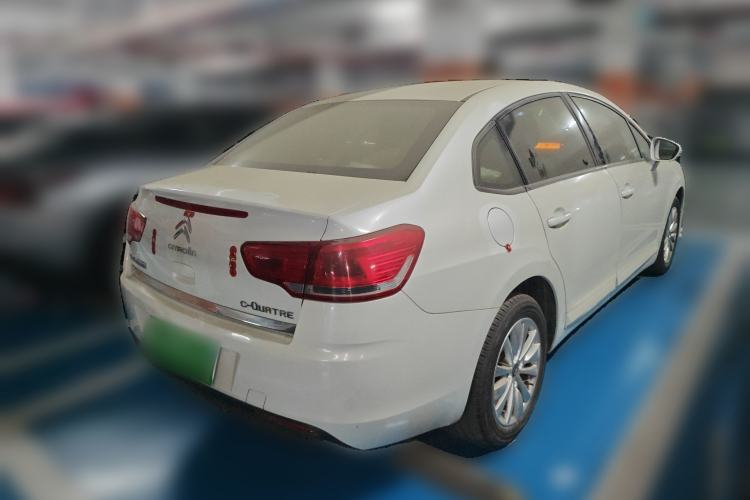 Used Citroen C-Quatre 2016 Classic Sedan 1.6L Automatic Prestige Model Rear Right 45 Deg