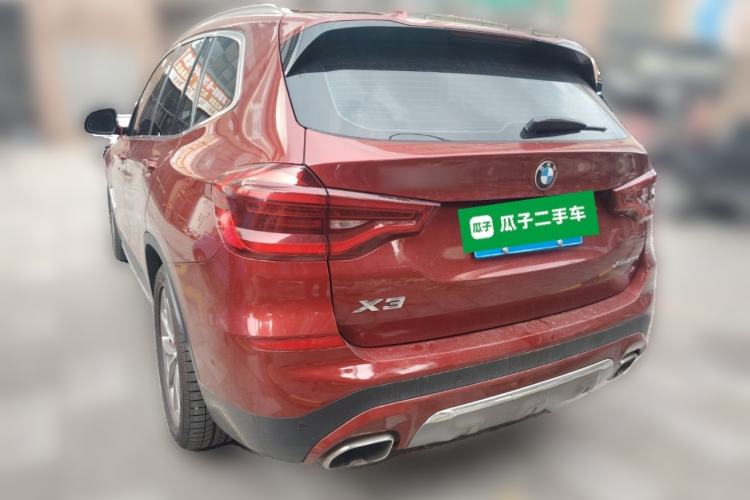 Used BMW X3 2019 xDrive25i Luxury Package Rear Left 45 Deg