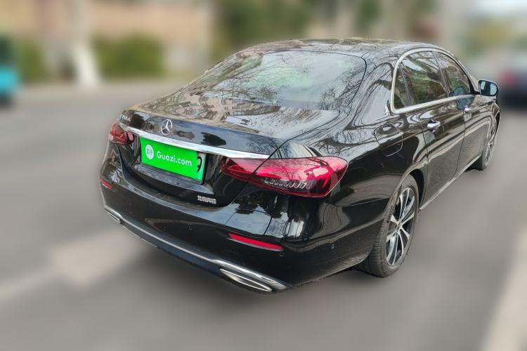 Used Mercedes-Benz E-Class New Energy 2021 E 350 e L Plug-in Hybrid Sedan Rear Right 45 Deg