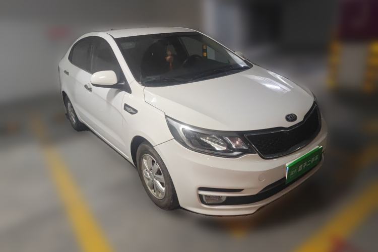 Used Kia K2 2015 Sedan 1.4L MT GLS Front Right 45 Deg