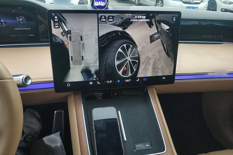 Used Hima Stelato S9 2024 All-Electric Ultra Four-Wheel-Drive Flagship Edition Audio And AC Panel