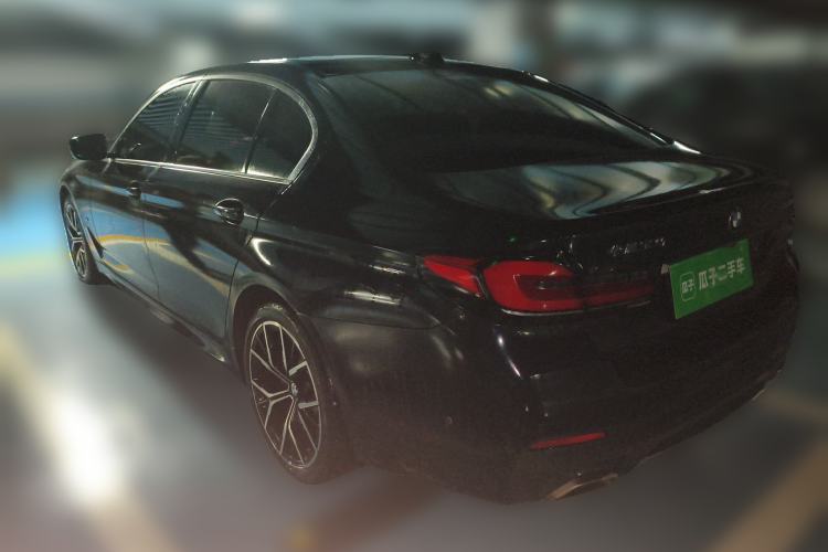 Used BMW 5 Series 2022 Second Facelift 530Li Luxury Version M Sport Package Rear Left 45 Deg