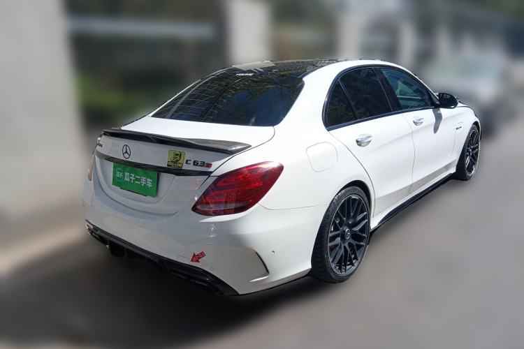 Used Mercedes-Benz C-Class AMG 2015 AMG C 63 S Rear Right 45 Deg