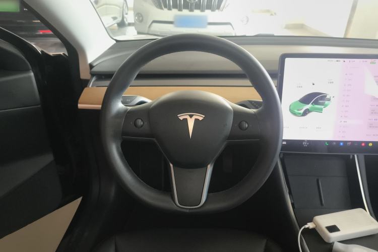 Used Tesla Model 3 2020 Long-Range Rear-Wheel-Drive Version Steering Wheel
