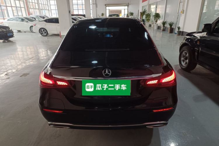 Used Mercedes-Benz E-Class New Energy 2022 Second Facelift E 350 e L Plug-in Hybrid Sports Sedan Rear