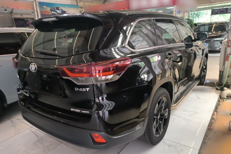 Used Toyota Highlander 2018 2.0T Four-Wheel Drive Knight Edition 7 Seats China VI Standard Rear Right 45 Deg