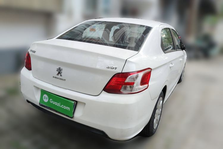 Used Peugeot 301 2014 1.6L Automatic Comfort Edition Rear Right 45 Deg