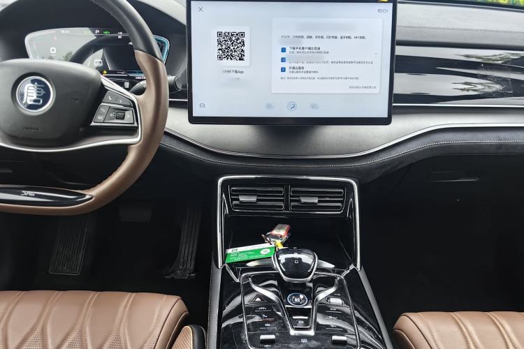 Used BYD Tang New Energy 2021 DM-i 112KM Prestige Model Audio And AC Panel