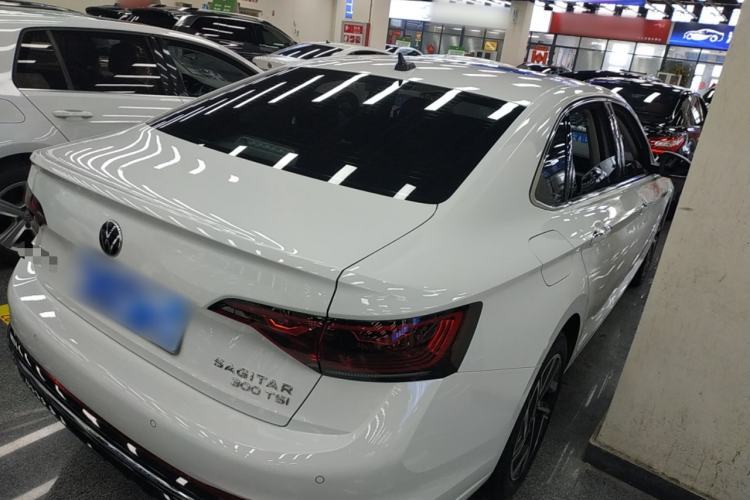 Used Volkswagen Sagitar 2023 300TSI DSG Excellence Edition Rear Right 45 Deg