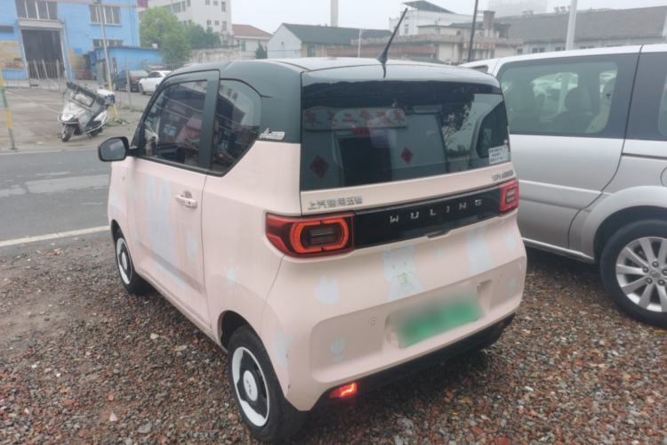 Used Wuling Hongguang MINIEV 2022 Macaron Premium Model – Lithium Ternary Battery Rear Left 45 Deg