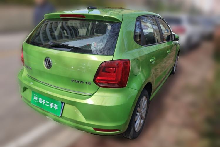 Used Volkswagen Polo 2014 1.6L Automatic Luxury Edition Rear Right 45 Deg