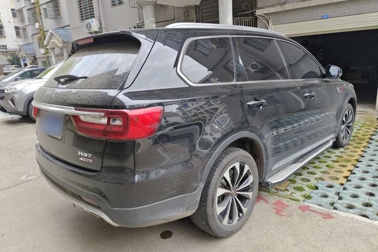 Used Hongqi HS7 2021 2.0T DCT Two-Wheel Drive Smart Connect Flagship Edition Rear Right 45 Deg