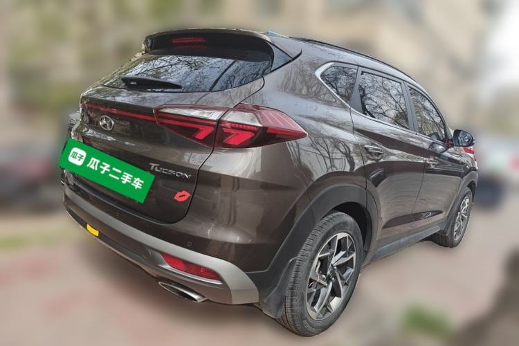 Used Hyundai Tucson 2019 280TGDi Dual-Clutch Two-Wheel Drive Fashion Edition China V Standard Rear Right 45 Deg
