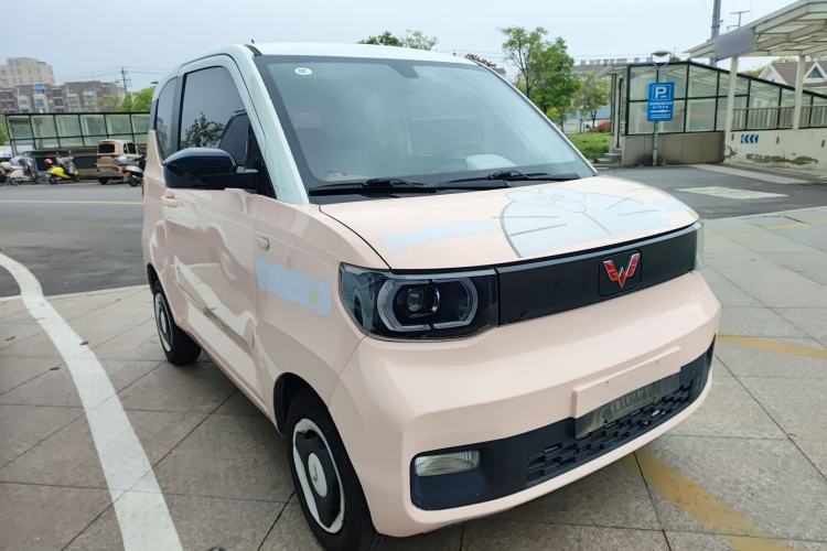 Used Wuling Hongguang MINIEV 2021 Macaron Fashion Model Lithium Iron Phosphate Front Right 45 Deg