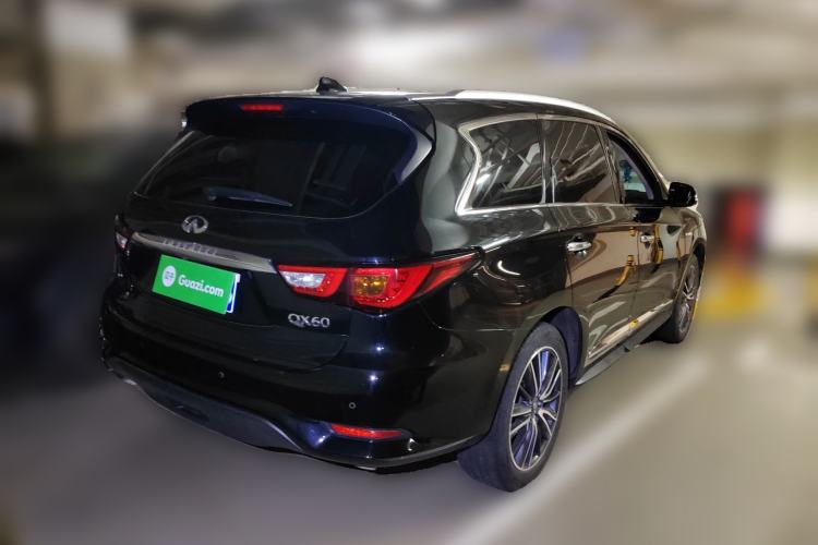 Used Infiniti QX60 2020 2.5 S/C Hybrid Two-Wheel-Drive Excellence Edition Rear Right 45 Deg