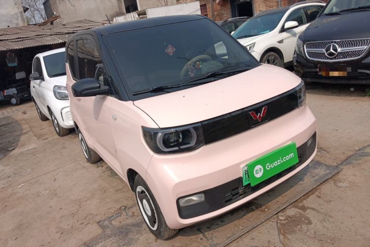 Used Wuling Hongguang MINIEV 2021 Macaron Fashion Edition Lithium-Ion Battery Front Right 45 Deg