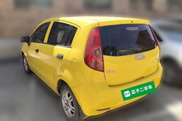 Used Chevrolet Sail 2010 Hatchback 1.2L Manual Warm Edition Rear Left 45 Deg