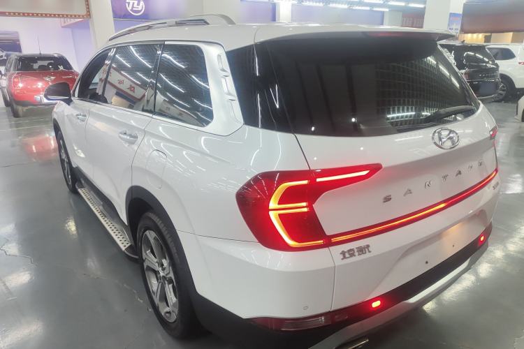 Used Hyundai Santa Fe 2019 380 TGDi DLX Automatic Two-Wheel Drive Prestige Plus Version China VI Standard Rear Left 45 Deg