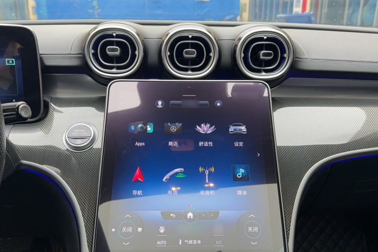 Used Mercedes-Benz C-Class 2022 C 260 L Sport Edition Audio And AC Panel