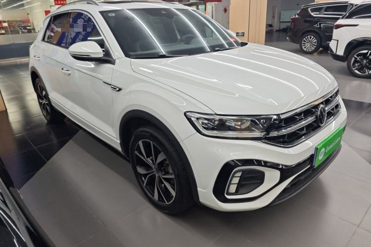 Used Volkswagen T-ROC 2023 300TSI DSG Two-Wheel-Drive Chen Guang Edition Front Right 45 Deg