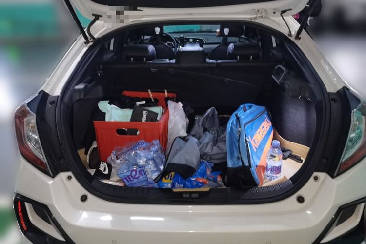 Used Honda Civic 2021 HATCHBACK 220TURBO CVT Trendy Cool Edition Trunk