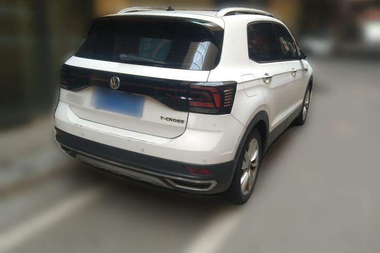 Used Volkswagen T-Cross 2019 1.5L Automatic Comfort Edition Rear Right 45 Deg