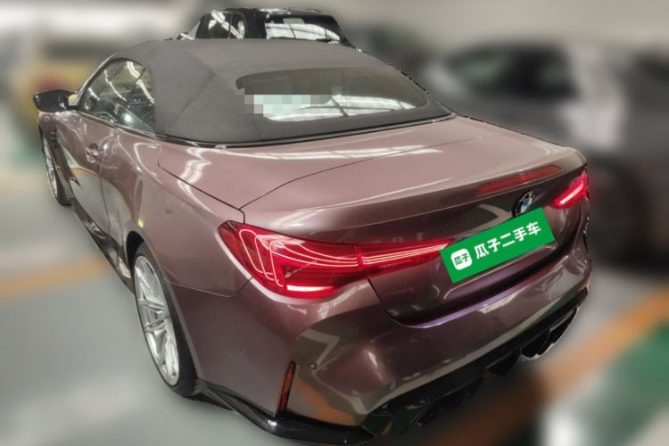 Used BMW M4 2024 M4 Convertible Coupe M xDrive Thunder Edition Rear Left 45 Deg