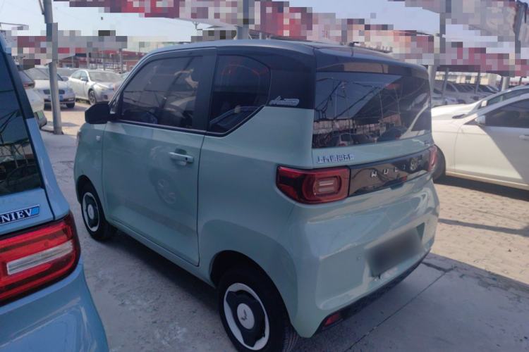 Used Wuling Hongguang MINIEV 2022 Macaron Fashion Model Lithium Iron Phosphate Rear Left 45 Deg