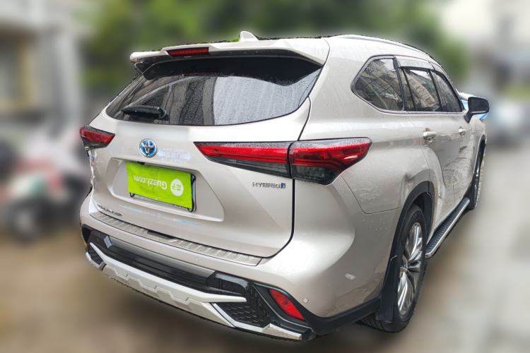 Used Toyota Highlander 2023 2.5L Smart Electric Hybrid Dual-Drive Prestige Version 7 Seats Rear Right 45 Deg