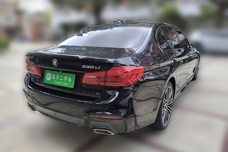 Used BMW 5 Series 2018 Restyled 530Li Leading Edition M Sport Package Rear Right 45 Deg