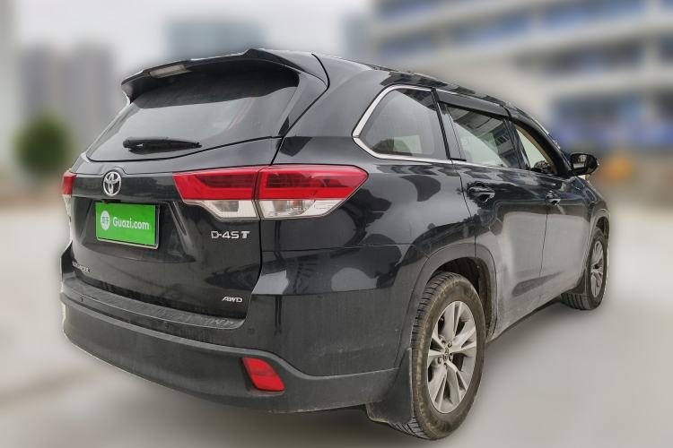 Used Toyota Highlander 2018 2.0T Four-Wheel Drive Elite Edition 7 Seats China VI Standard Rear Right 45 Deg
