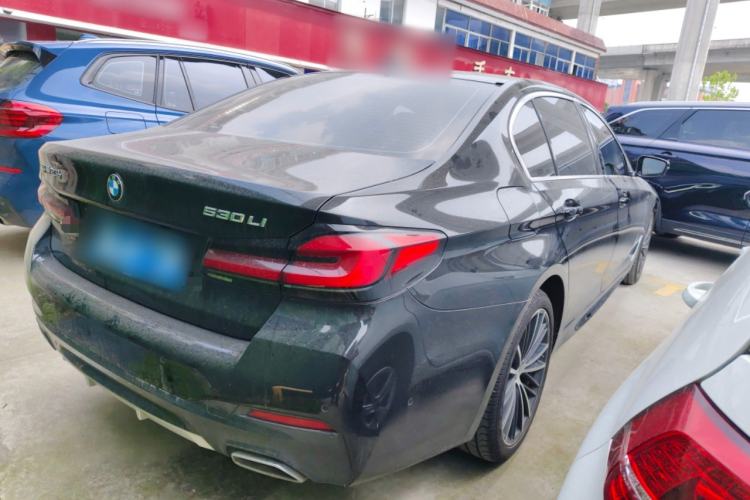 Used BMW 5 Series 2022 Restyled 530Li Leading Edition M Sport Package Rear Right 45 Deg