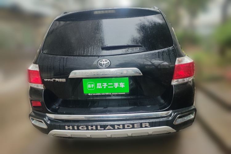 Used Toyota Highlander 2012 2.7L Two-Wheel Drive 7-Seater Luxury Edition Rear